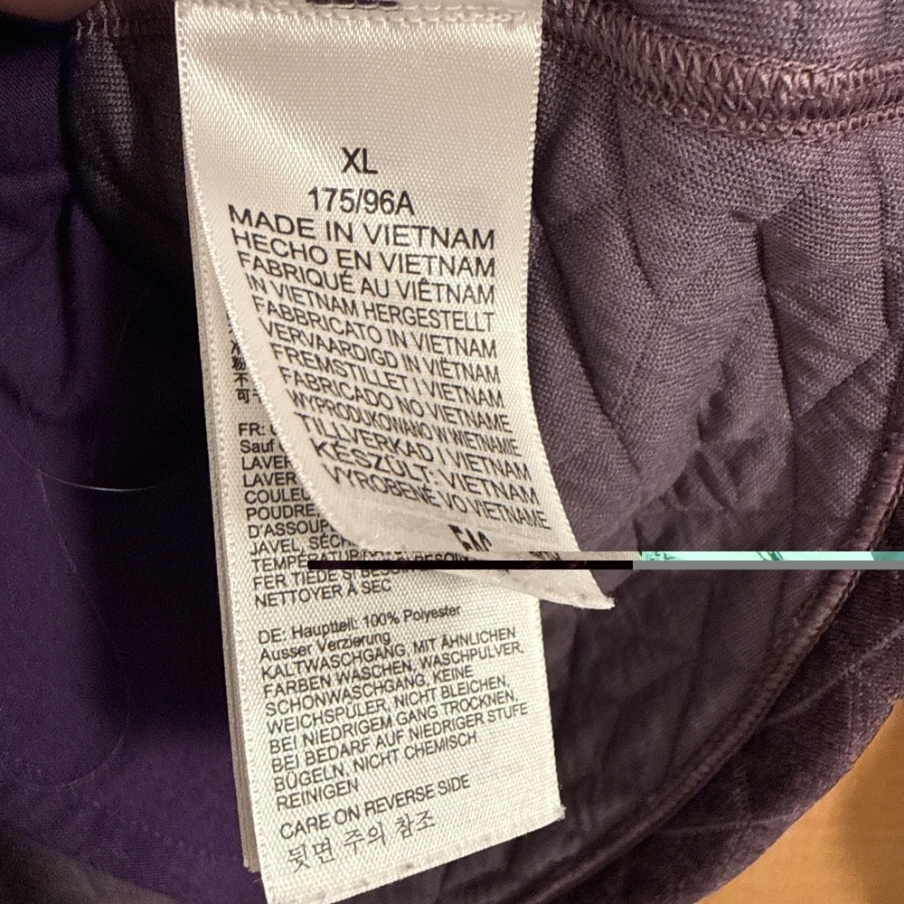 Marmot Annie Purple Quilted Funnel Neck Pullover Women XL  Activewear Athleisure - Picture 6 of 9